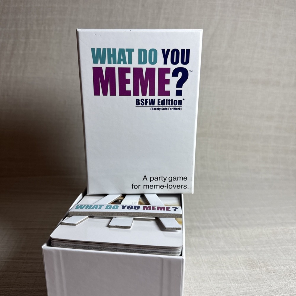 What Do You Meme? - Barely Safe for Work Edition - Card Game- Multiplayer- Used‎